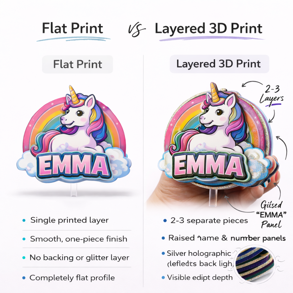 Roblox Girl Cake Topper - Personalised