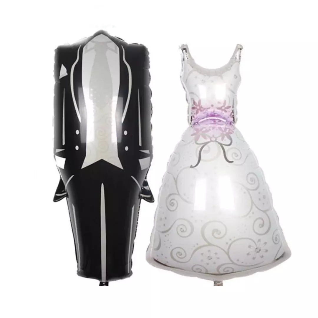 Bride & Groom Balloon Set - 45x80cm