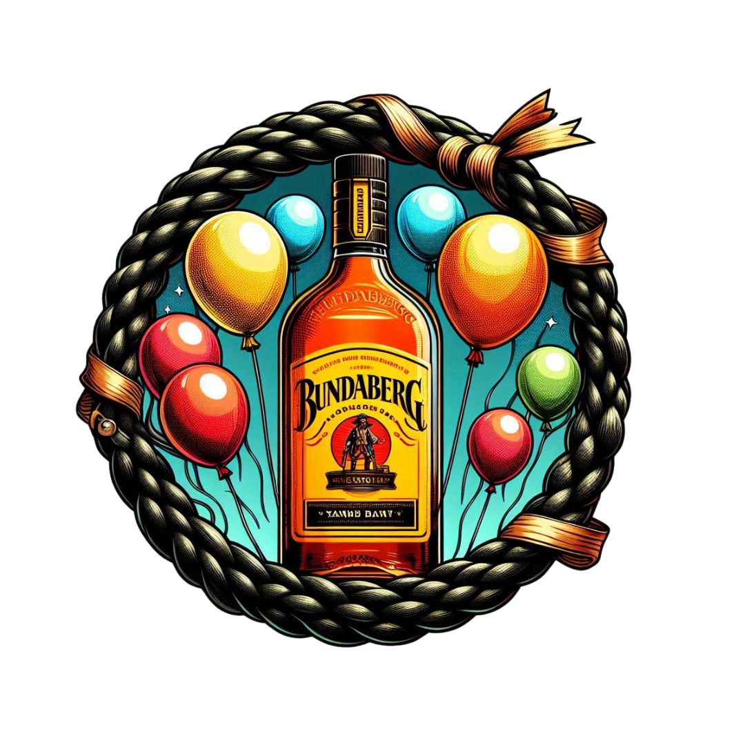 Bundaberg Rum - Basic Cake Topper