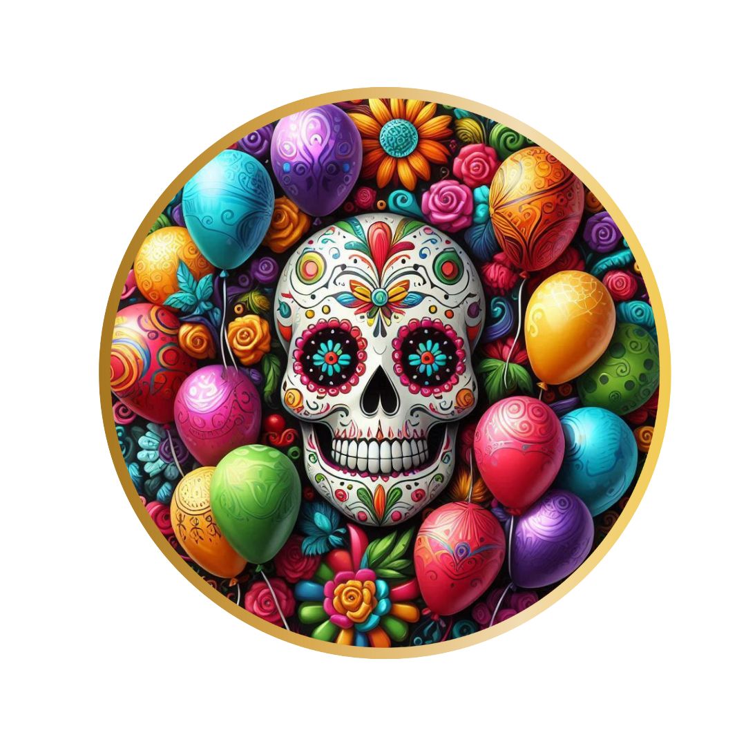 Day Of The Dead - Basic Cake Topper