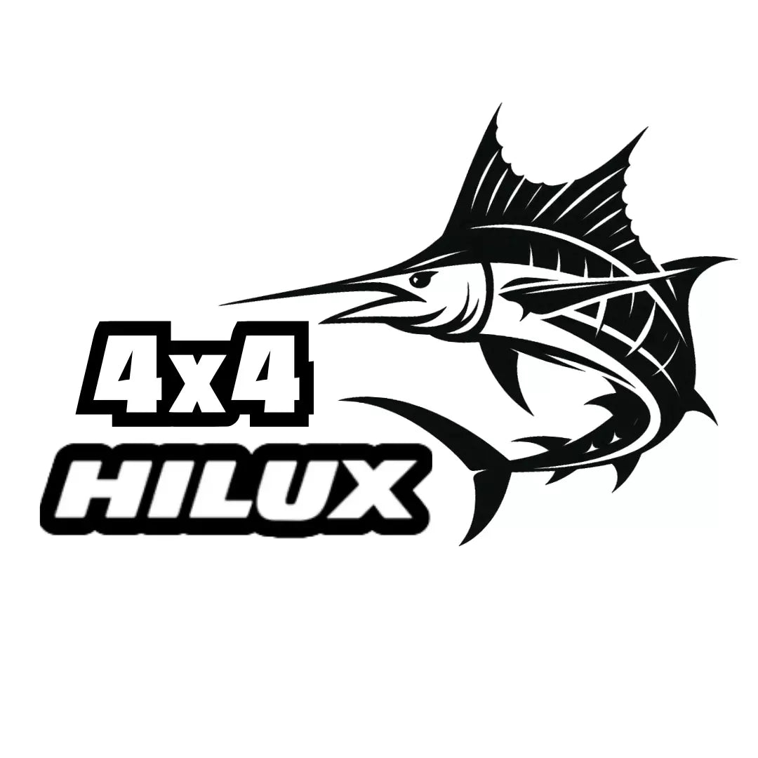 Hilux 4x4 - Marlin - Fishing 4WD Vinyl Decal