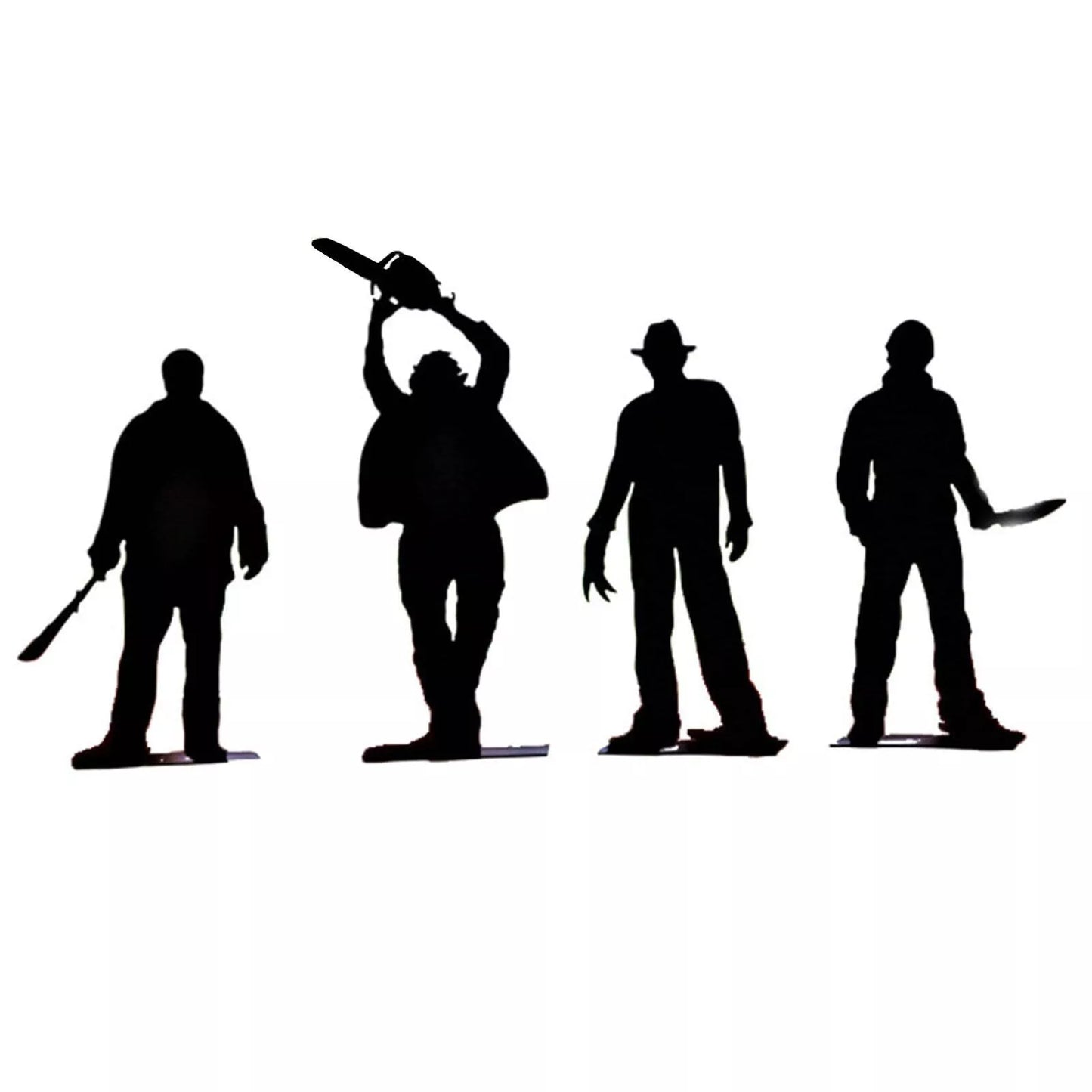 Classic Horror Movie Silhouttes - Vinyl Cut Decal - XL Size Available