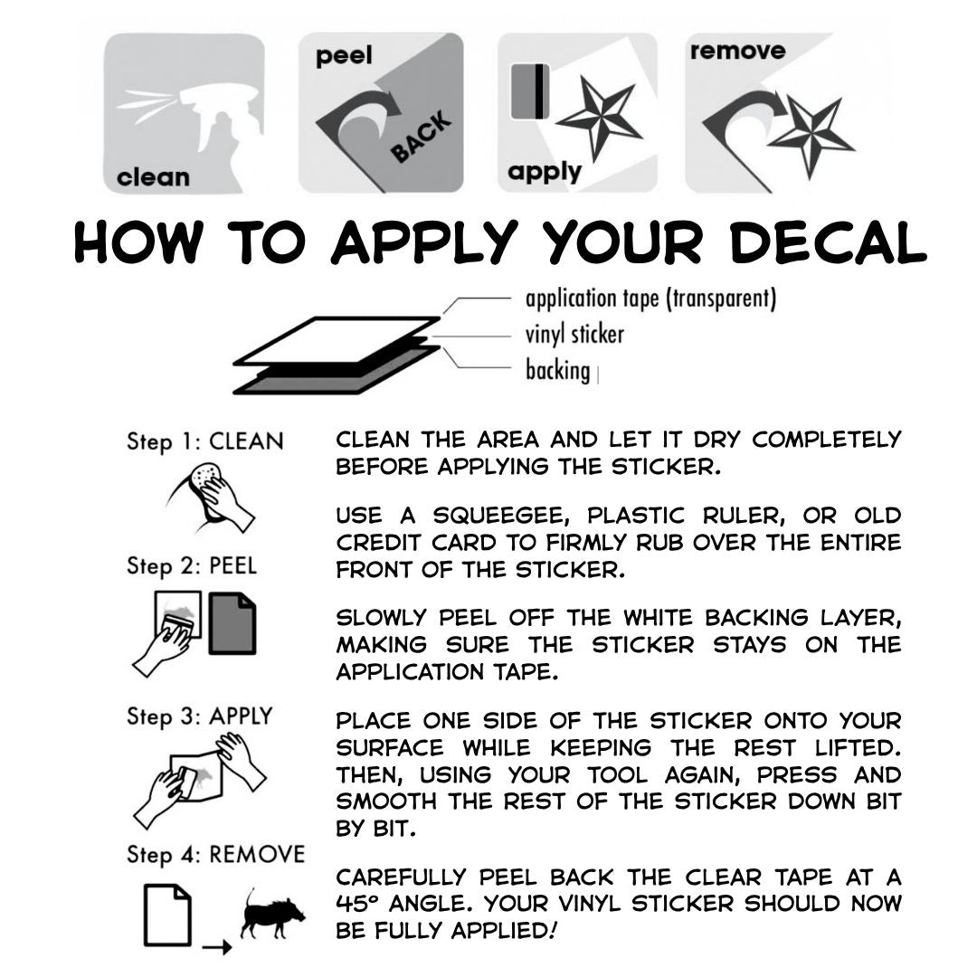 Maybe Today, Satan - 14cm Vinyl Decal