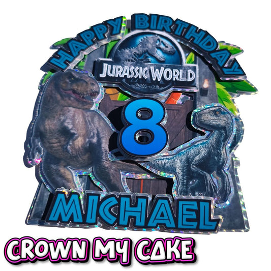 Custom Cake Topper - Jurassic Park