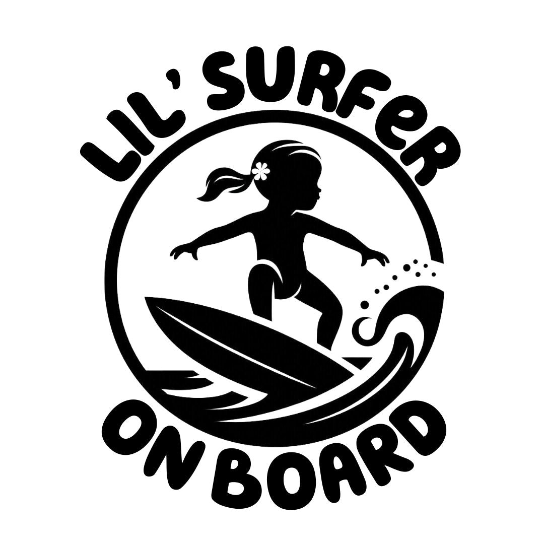 Lil Surfer Girl On Board