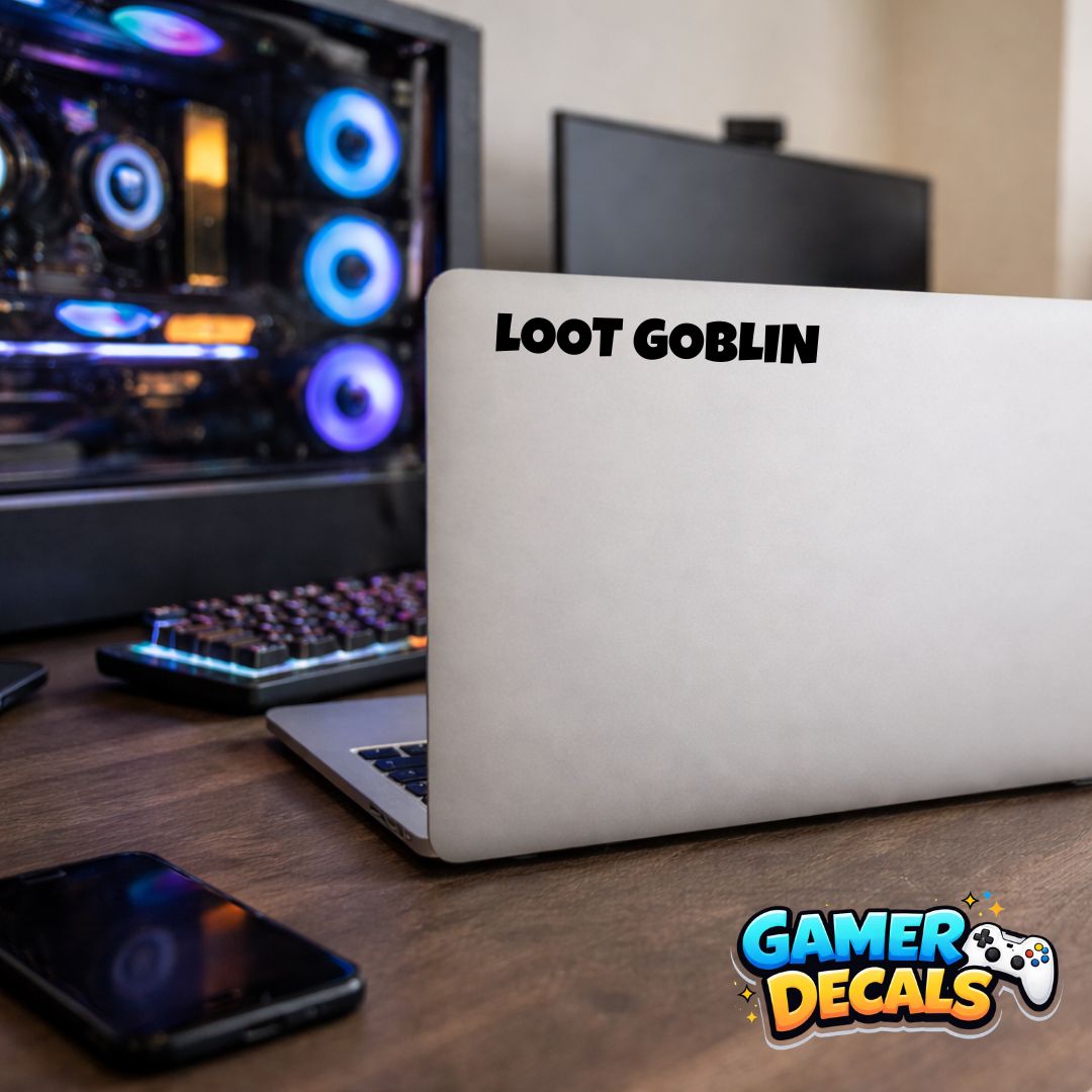 Loot Goblin - Vinyl Cut Decal - 10cm