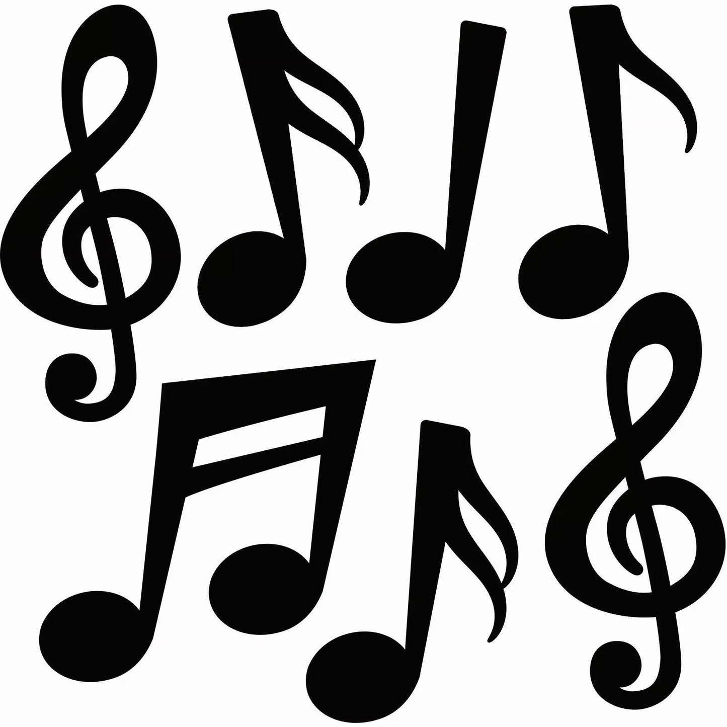 13x Musical Notes | Vinyl Decals