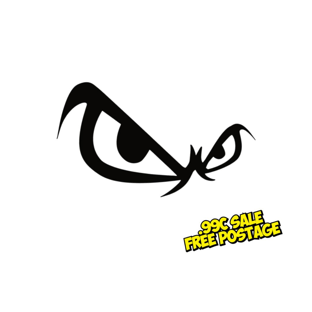 No Fear - Black Premium Matte Vinyl - 8cm