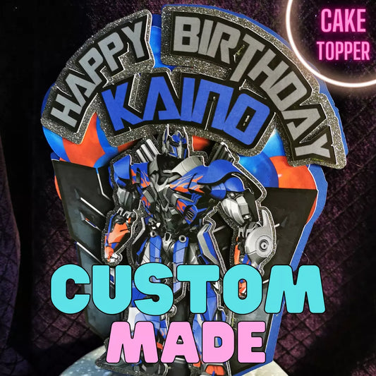 Custom Made - Optimus Prime - Cake Topper
