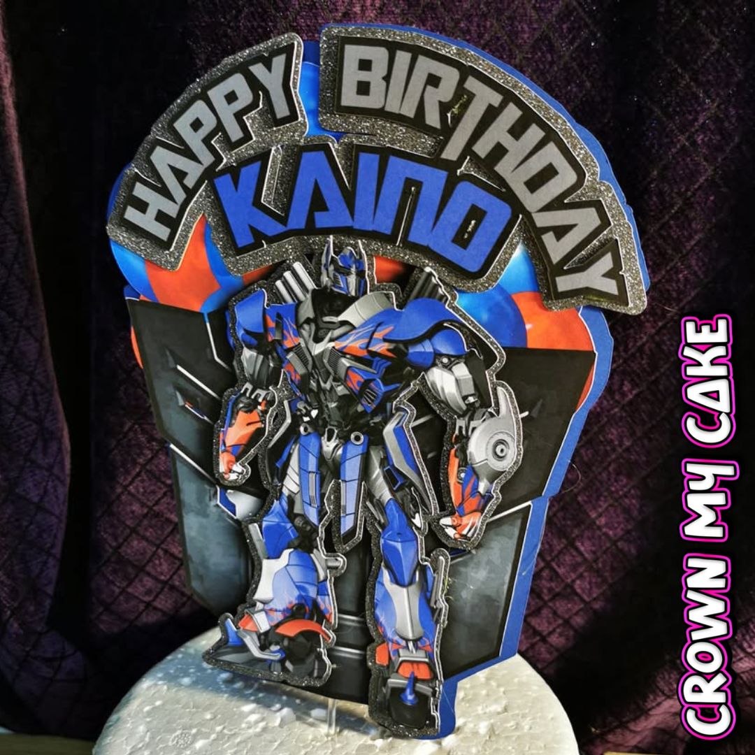 Custom Made - Optimus Prime - Cake Topper