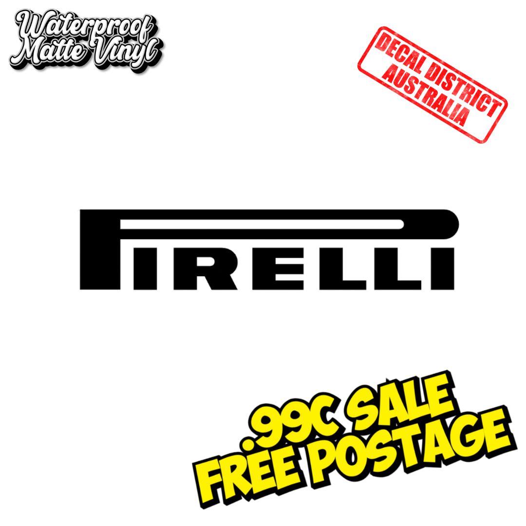 Pirelli Decal - Premium Matte Vinyl - 13cm