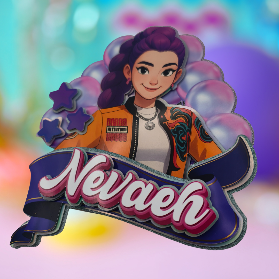 Custom Cake Topper - Rumi Kpop Demon Hunters