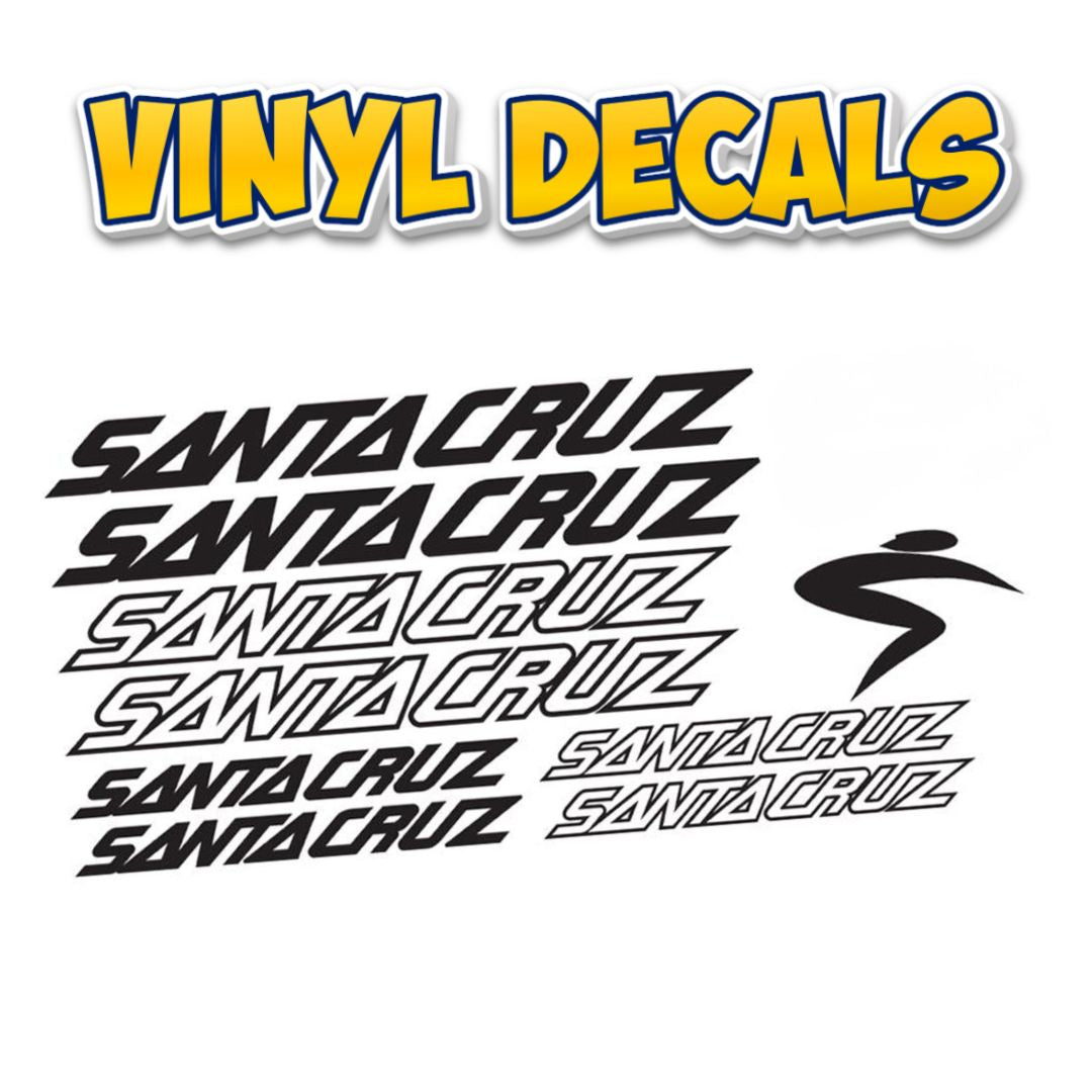 Santa Cruz Bike Frame Decal Sheet 25cm