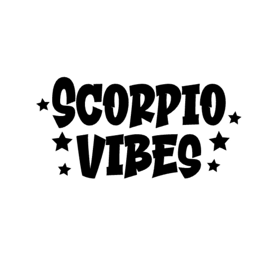 Scorpio Vibes - Vinyl Decal
