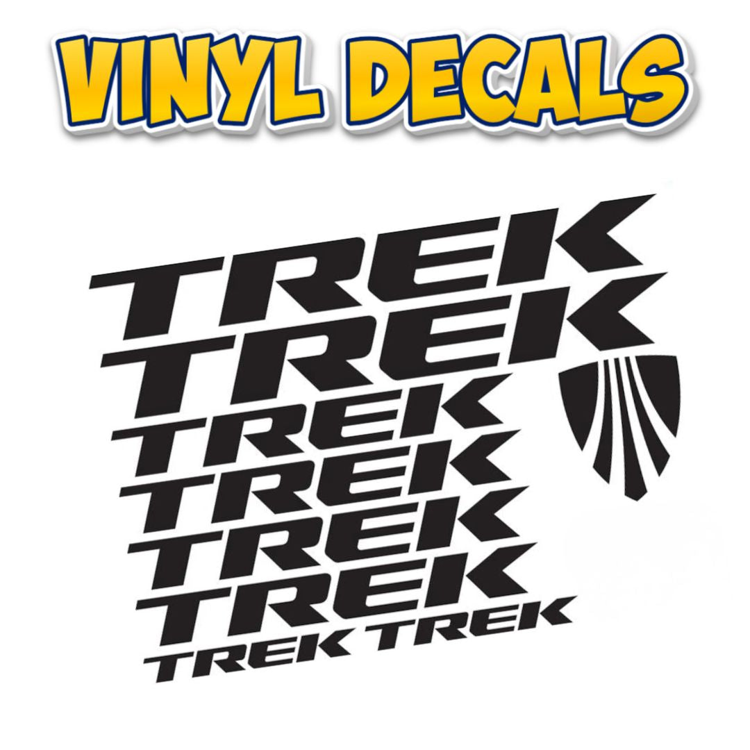 TREK Bike Frame Decal Sheet 25cm