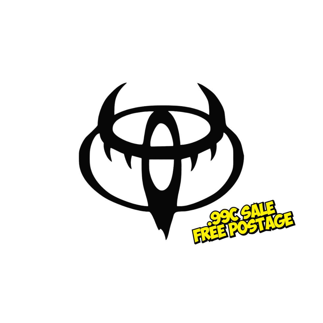 Toyota Devil Vinyl Decal - 8cm