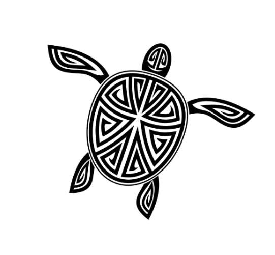 Turtle Vinyl Decal - XL Size Available | Design 3