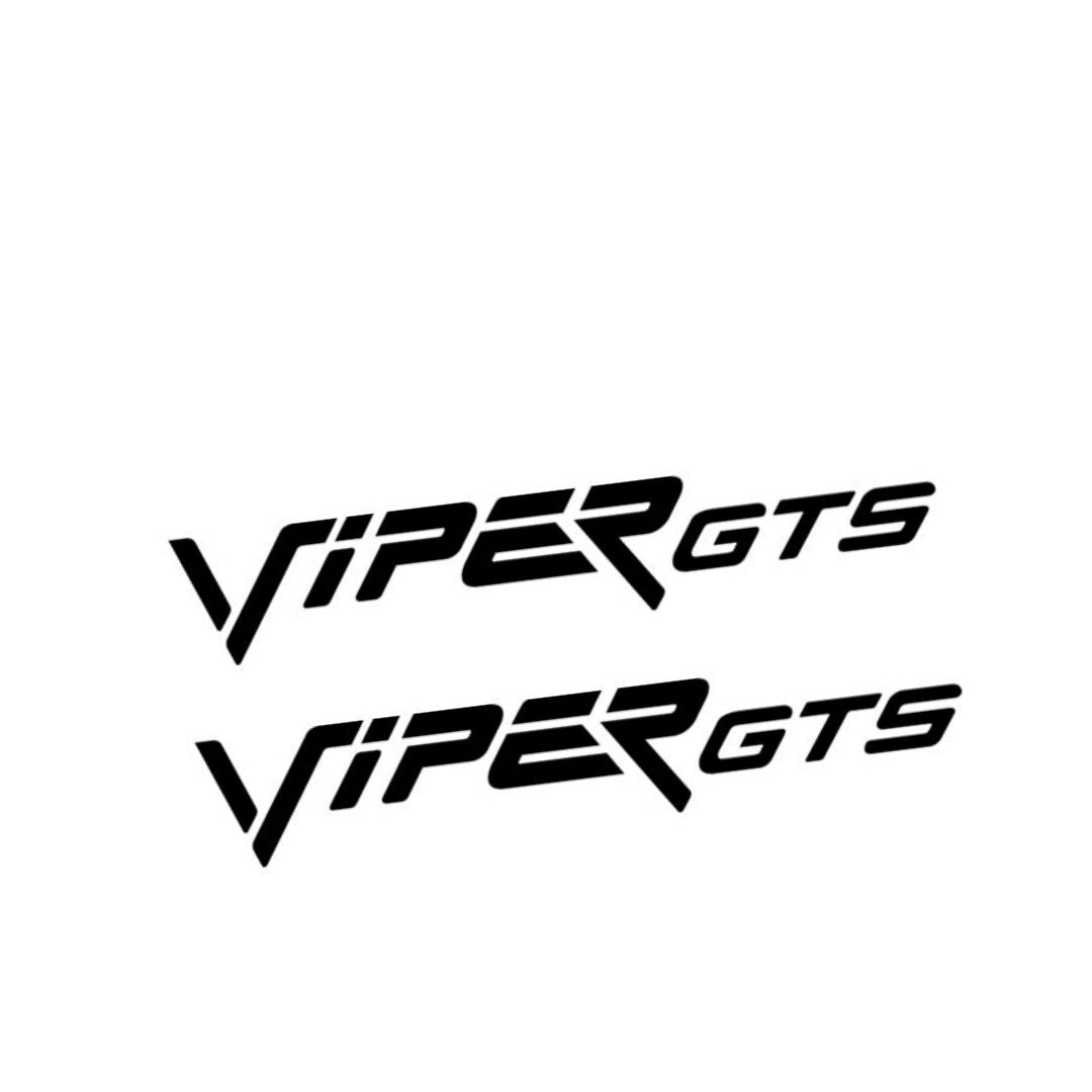 Pair Of Viper GTS Decals - 15cm