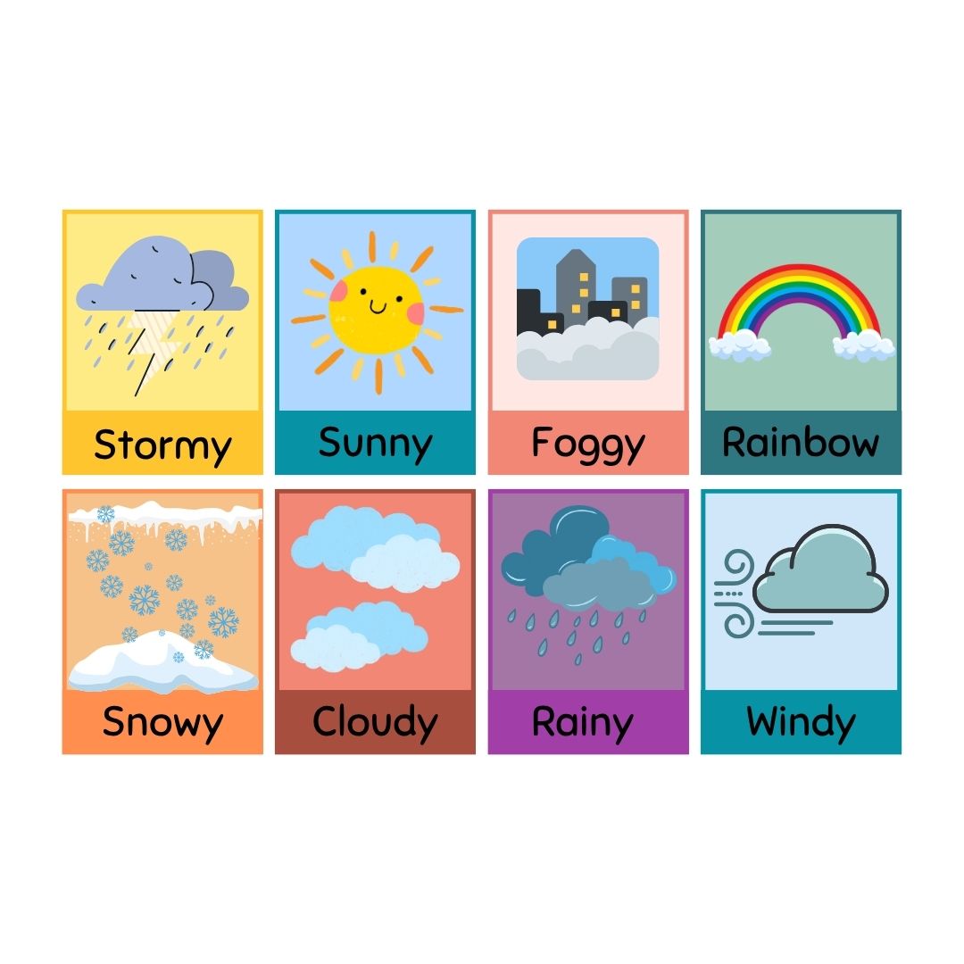 Free Download: Weather Flash Cards