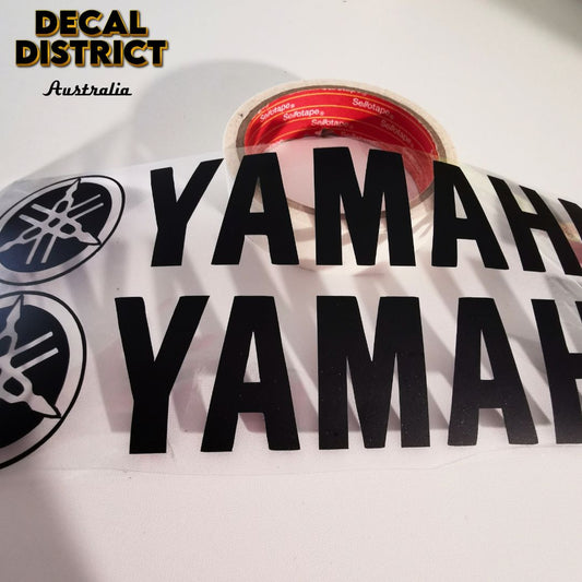 Pair of Yamaha Decals - Multiple Sizes - Die Cut Vinyl