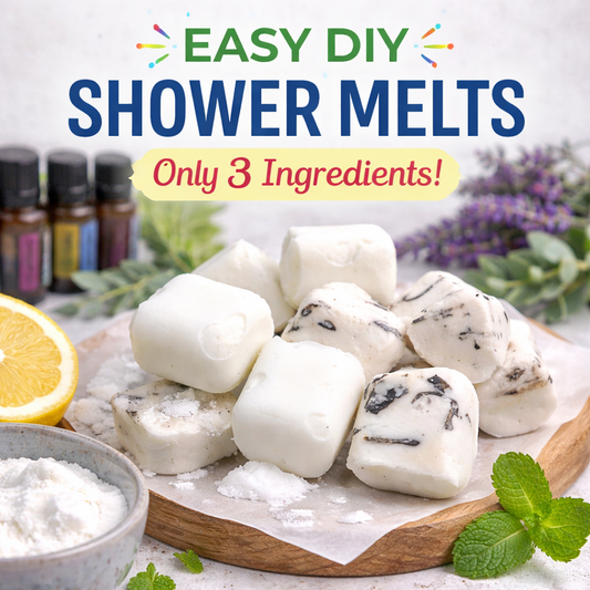 3 Ingredient Shower Melts