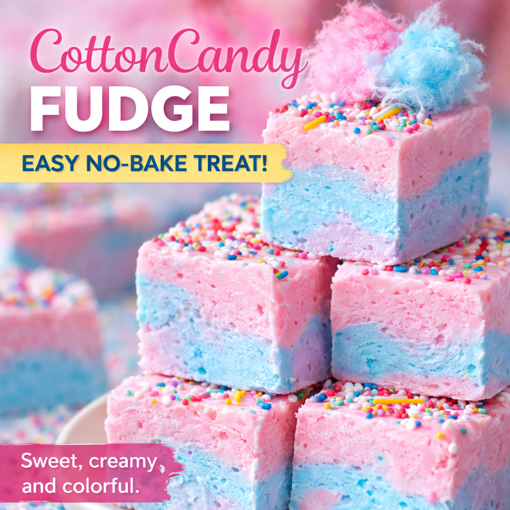 Cotton Candy Fudge Recipe