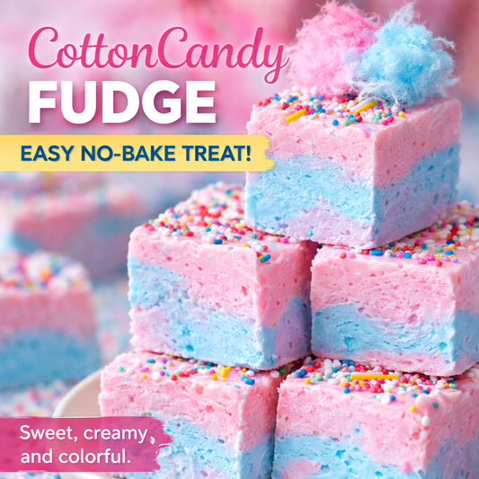 Cotton Candy Fudge Recipe