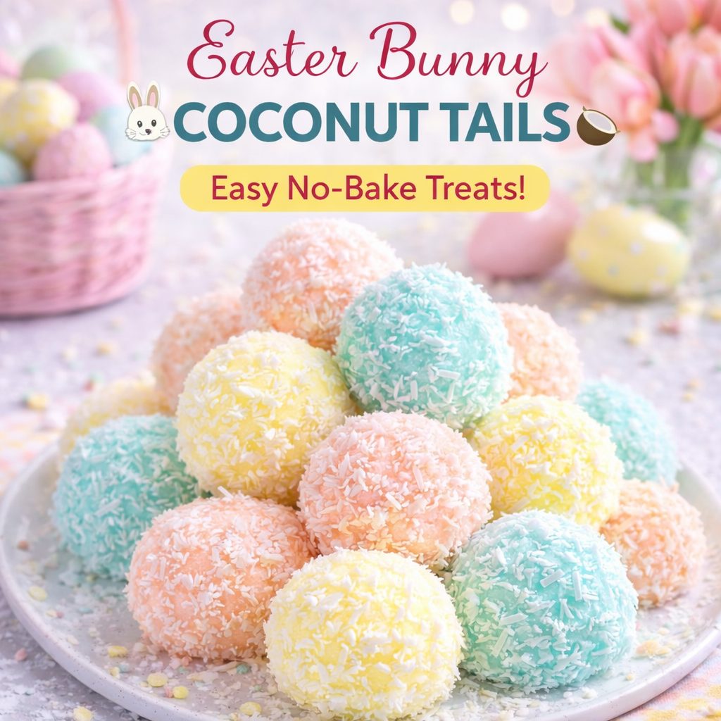 Easter Bunny Coconut Balls