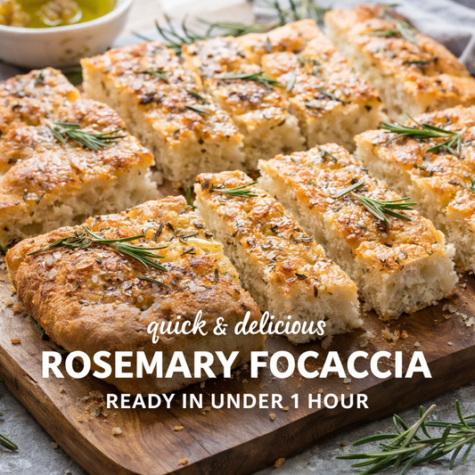 One Hour Focaccia (Yes, Really)