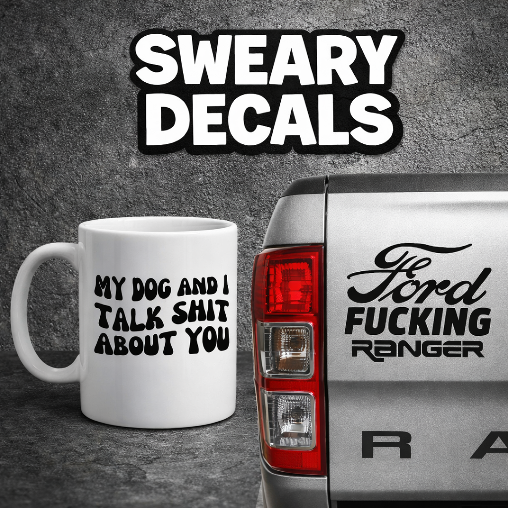Sweary Decals 99c