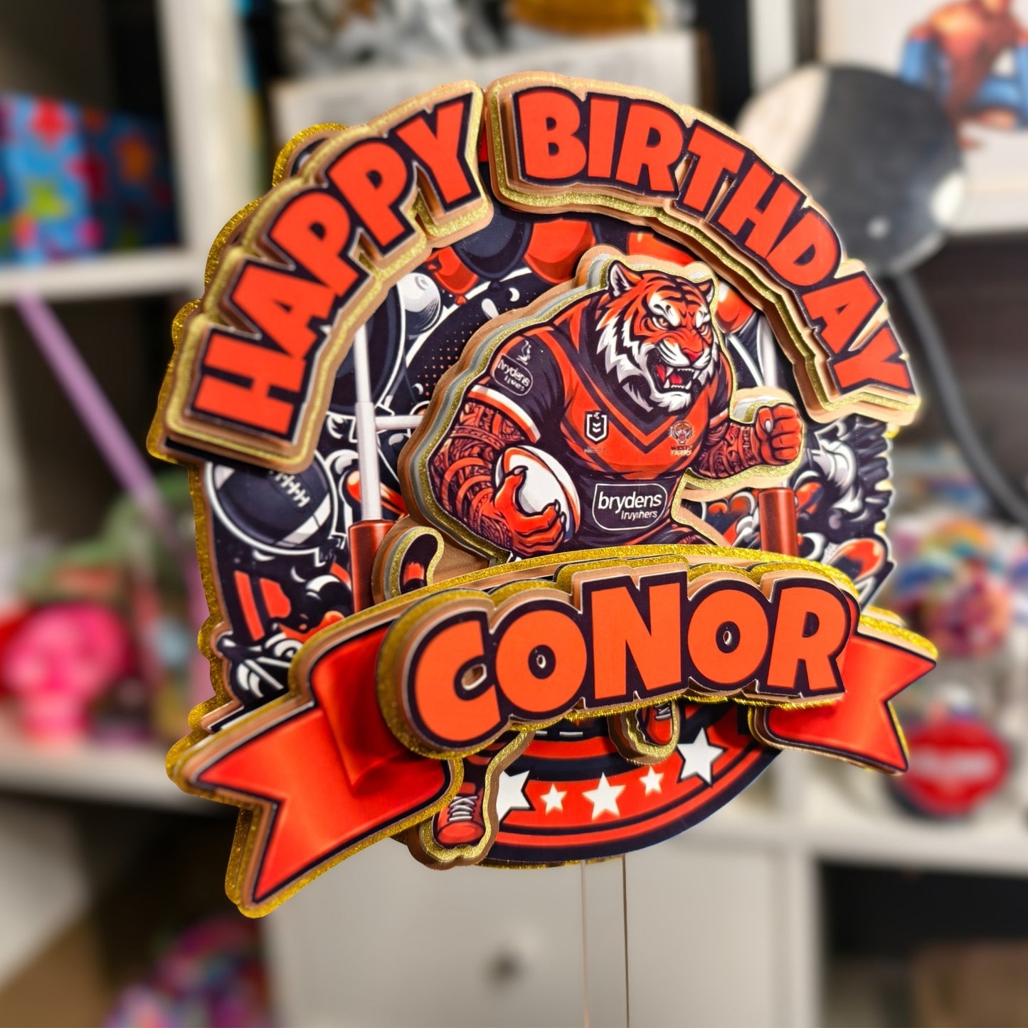 Personalised Cake Topper - Choose Your Own Theme
