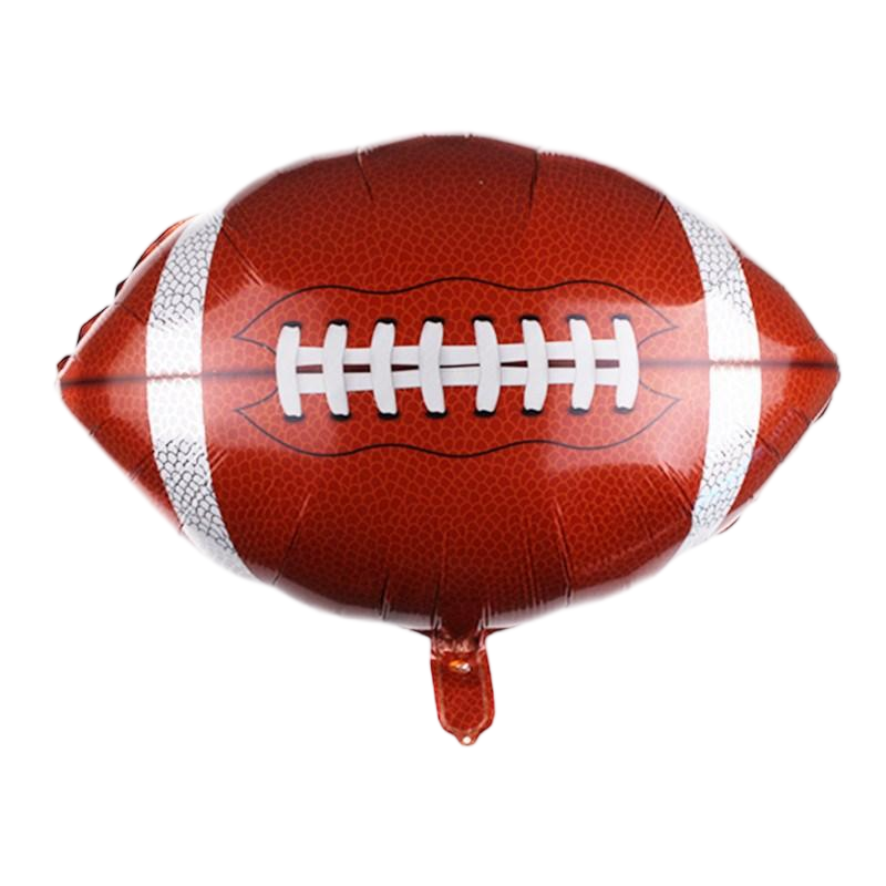 ADD ON: 2 Pack: 26 Inch Rugby Football Foil Balloon