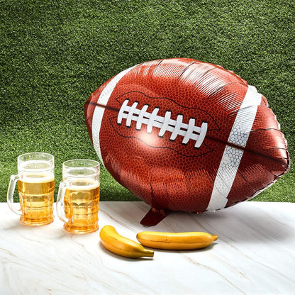 ADD ON: 2 Pack: 26 Inch Rugby Football Foil Balloon