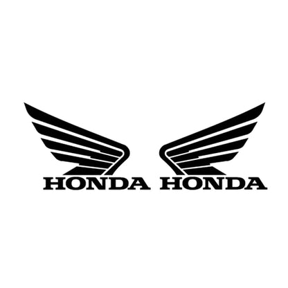 2x Honda Decal -  Mirrored Wings - Vinyl Die Cut