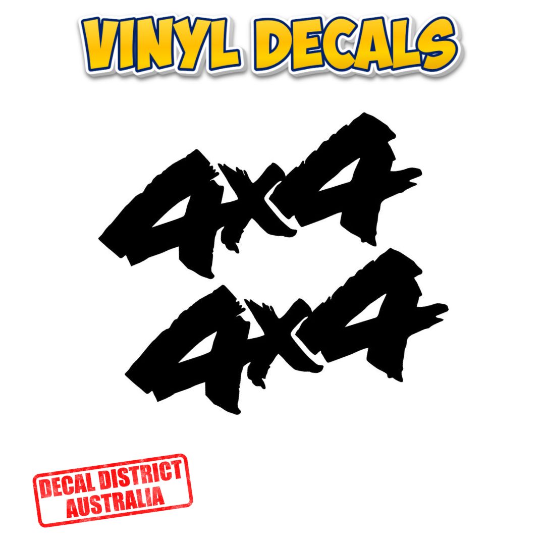 Pair Of 4x4 Decals