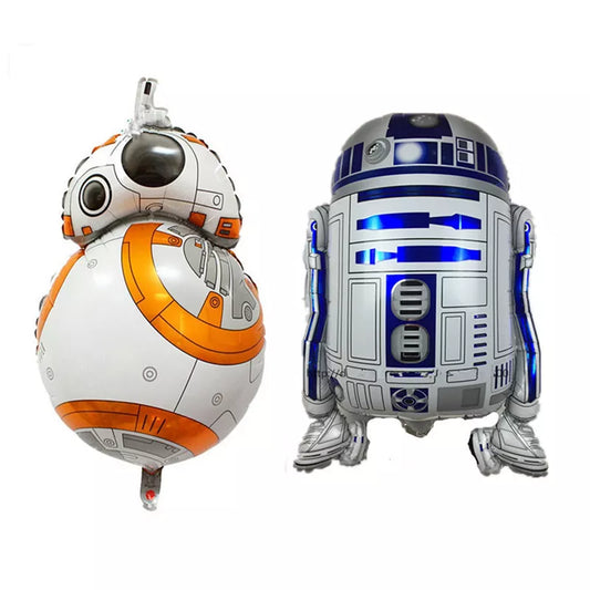 60cm Star Wars Foil Balloon BB8 , R2D2 Birthday Decoration