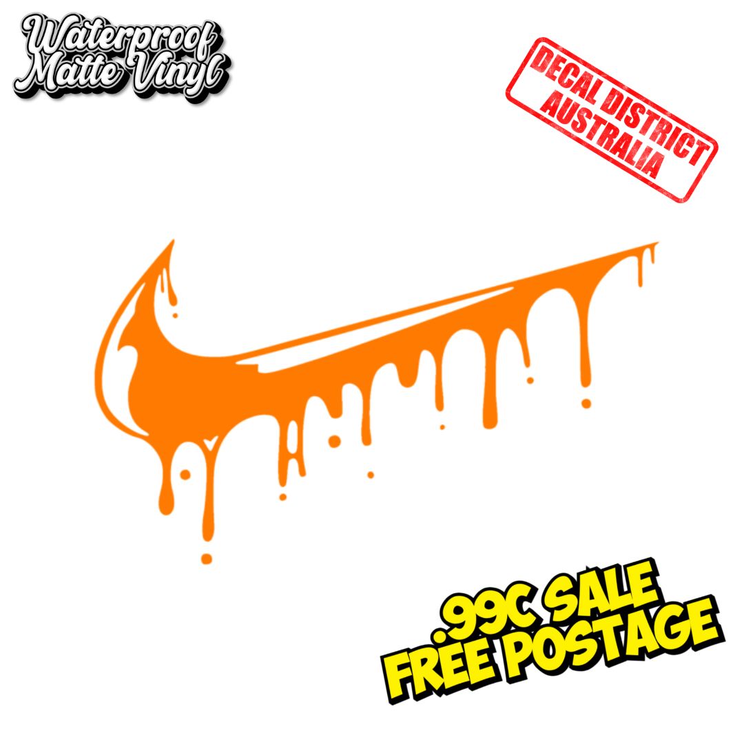 Dripping Tick - Premium Matte Vinyl - 13cm