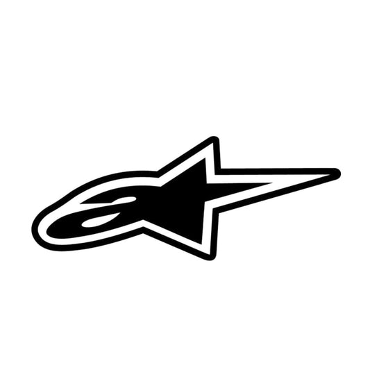 2x Alpinestars Vinyl Decals - 14cm