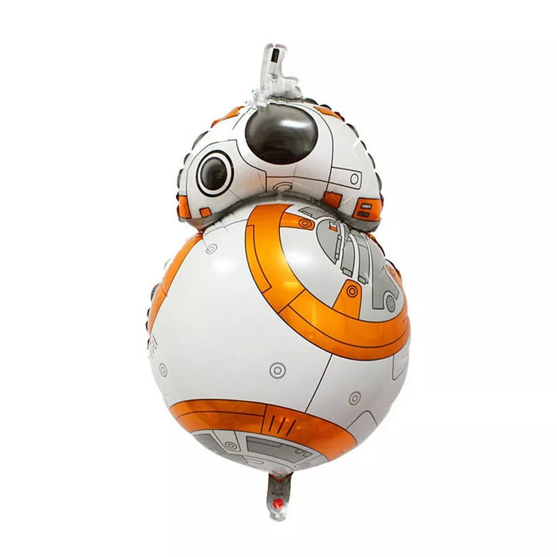 60cm Star Wars Foil Balloon BB8 , R2D2 Birthday Decoration