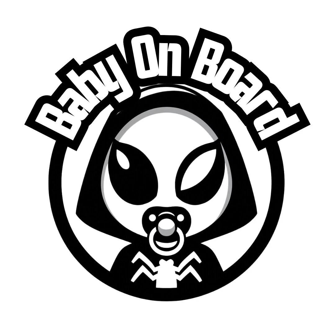 Baby On Board Baby - Spidey Gwen - Car Waterproof Vinyl Decal - 12 x 12cm