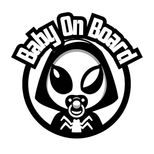 Baby On Board Baby - Spidey Gwen - Car Waterproof Vinyl Decal - 12 x 12cm