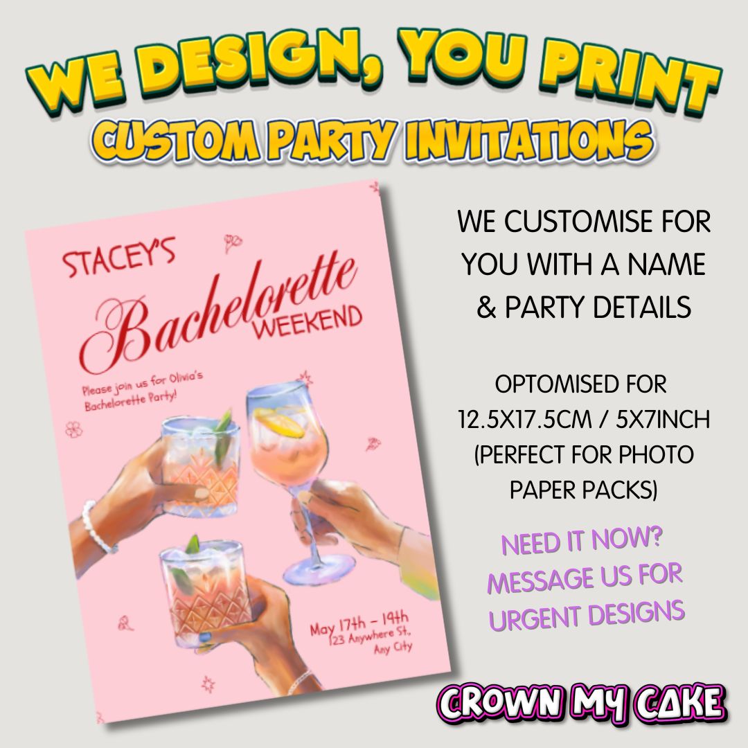 Bachelorette Party Invites - Digital Or Hard Copy