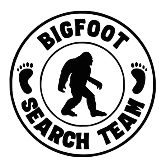 Bigfoot Search Team - Vinyl Cut Decal - 12 x 12cm