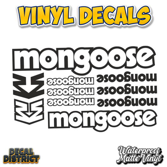 Mongoose Frame Decal Sheet 25cm DII