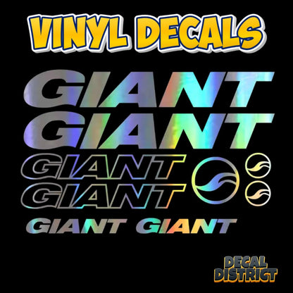 GIANT Frame Decal Sheet 25cm