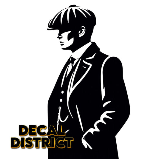 Birmingham Gangster - Vinyl Decal - 29cm x 53cm (XL)