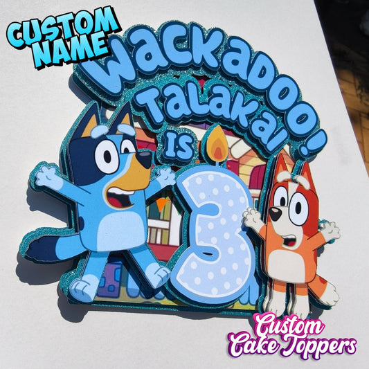 Personalised Cake Topper - Choose Your Own Theme