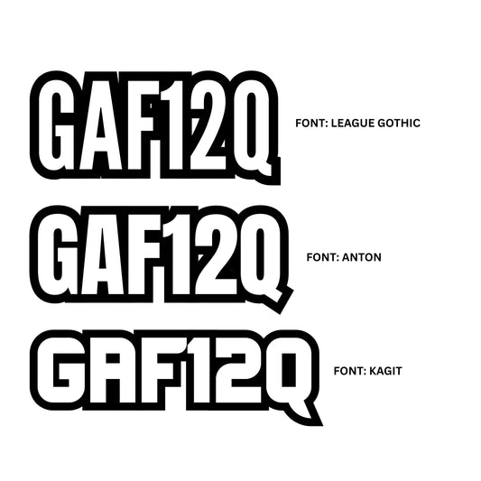 Custom Boat Registration Decals (QLD Compliant – Set of 2)