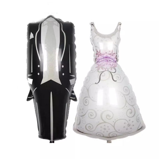 Bride & Groom Balloon Set - 45x80cm