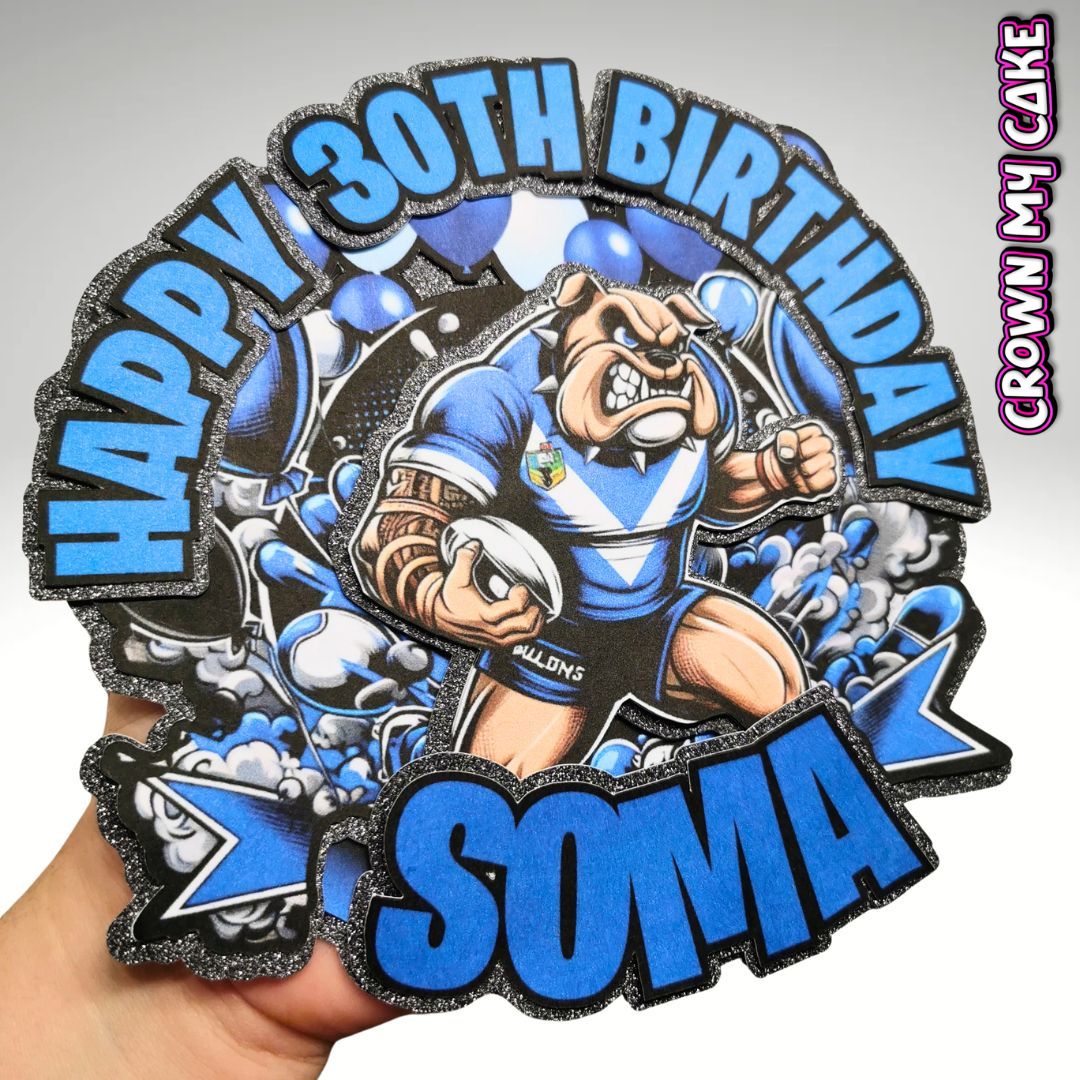 Personalised Cake Topper - Choose Your Own Theme